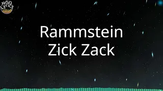 Rammstein - Zick Zack (Text)