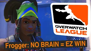 "If we turn off our brains, we WIN!" | Frogger VS Overwatch League