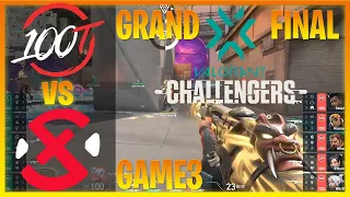 Grand Final - 100Thieves vs XSET HIGHLIGHTS - Game 3 - VALORANT Challengers NA