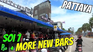 Pattaya Beach + Soi 7 24/Jul/2023 New Bars coming soon!!!