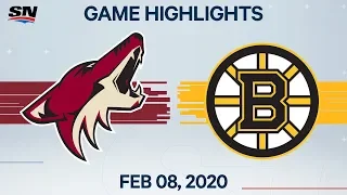 NHL Highlights | Coyotes vs Bruins – Feb. 8, 2020