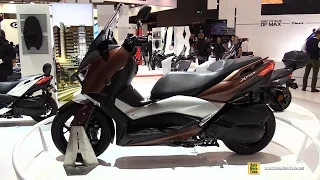 2017 Yamaha XMax 300 Scooter - Walkaround - 2016 EICMA Milan