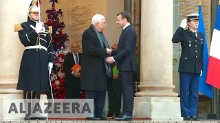 France's Macron meets Palestine's Abbas