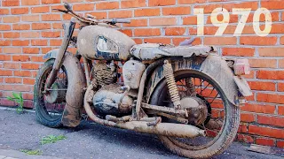 Old motorcycle restoration