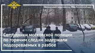 Ирина Волк: Сотрудники московской полиции по горячим следам задержали подозреваемых в разбое