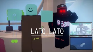Roblox Guest 666 and Zombie play lato lato Animation