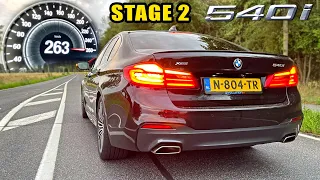 BMW 540i xDrive G30 *MHD STAGE 2* 0-100 100-200 0-250 POV & SOUND