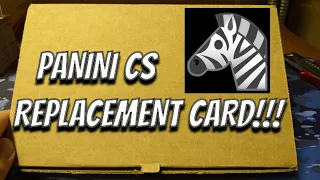 HUGE DAMAGED CARD REPLACEMENT FROM PANINI CUSTOMER SERVICE!