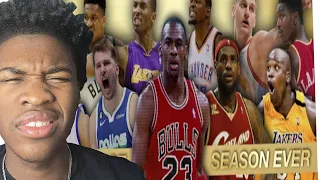 JORDAN AGAIN?!? Using Numbers To Find The Greatest Individual Season In NBA History | REACTION
