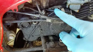 Suzuki LT50 LTA50 kfx50 oil leak simple fix oil injection loose