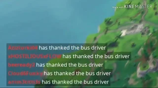 What happens if u don't thank the bus driver?