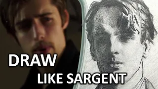 How To Draw Like The Masters - John Singer Sargent's Simple Style