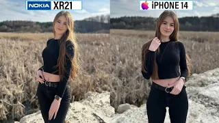 Nokia XR21 5G Vs iPhone 14 Camera Test Comparison | Rugged Phone