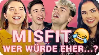 Wer würde eher...? Das MISFIT-Spiel mit Lisa, Selina Mour, Simon Will & Mario Novembre 😂😂😂