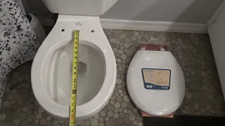 Measuring a Toilet Seat
