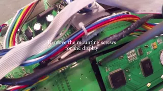 Removal and upgrade of the Kurzweil PC3 display to LED