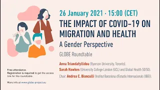 GLOBE roundtable: The Impact of Covid-19 on Migration and Health. A Gender Perspective