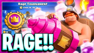 #1 BEST DECK FOR THE RAGE ROYAL TOURNAMENT! 😡 - Clash Royale