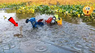 tractor struck in water and snake looking tractor /tractor video /@SachinToyx