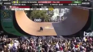 Sandro Dias Wins Skateboard Vert Silver X Games Foz Do Iguacu Brazil 2013   YouTube