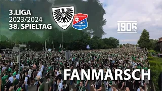 Fanmarsch - Aufstieg SC Preußen Münster - 2.Liga 2023/2024