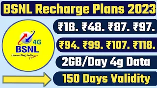 BSNL 4G Recharge Plans & Offers List 2023 | BSNL Validity Recharge | BSNL Recharge Plan | BSNL Plans