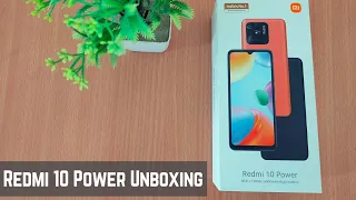 Redmi 10 Power Unboxing Retail Box