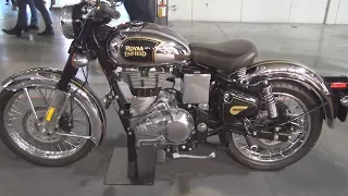 Royal Enfield Classic Chrome Classic Black (2017) Exterior and Interior