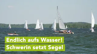 Traditionelles Ansegeln auf dem Schweriner See