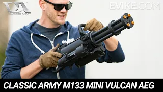 Classic Army M133 Mini Vulcan Rotating Multi-Barrel Airsoft Minigun AEG Review