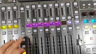 Пульт Behringer X 32. BUS группы и мониторы