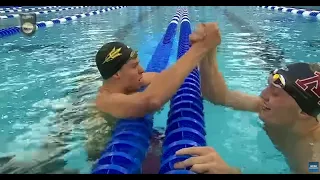 Léon Marchand - NCAA 2023, jour 4 : "En 45 ans, je n'ai jamais vu ça! (record du 200 yards brasse)"