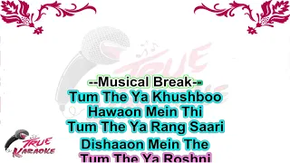 (Sad Song) Do Pal Ruka | Full Karaoke With Scrolling Lyrics | Sonu Nigam & Lata Jee | Veer Zaara