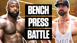 @MikeRashidOfficial and @BradleyMartynOnline Battle On the Bench Press | Every Rep | Epic