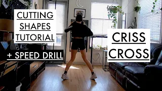 SHUFFLE/SHAPES BEGINNER TUTORIAL + SPEED DRILLS | criss cross