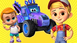 Turbozaurs - All Episodes In A Row 🦖 🌆 (Episodes 1-3) 🦖 Cartoon for kids Kedoo Toons TV