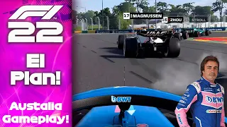 Australia on F1 22 is incredible! F1 22 Exclusive Gameplay!