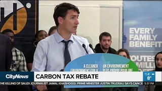 Trudeau announces carbon tax rebate