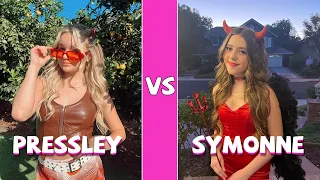 Pressley Hosbach Vs Symonne Harrison TikTok Dance Battle 2021