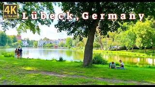 Lübeck, Germany 🇩🇪  | A Beautiful Sunny ☀️ City Walking Tour 😍 | 4K Ultra HD 60FPS | #LoisvonBerge