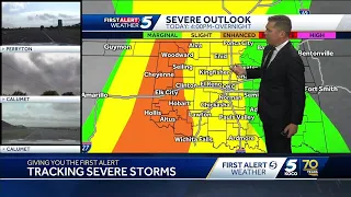 Tornado watch issued for Thursday's severe weather risk