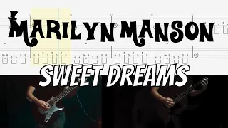 Marilyn Manson SWEET DREAMS Guitar cover with Tab