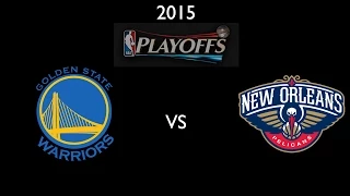 GOLDEN STATE WARRIORS @ NEW ORLEAN PELICANS GAME 3 HIGHLIGHTS 4-23-2015