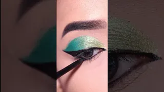 #shorts Green eye Makeup || Shilpa