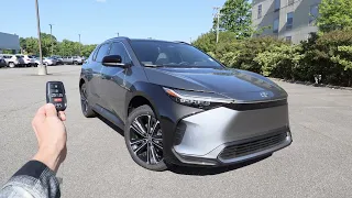 2023 Toyota BZ4X Limited: Start Up, Walkaround, POV, Test Drive and Review