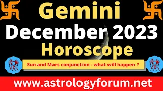 Gemini Ascendant Horoscope December 2023,Gemini December 2023,Monthly Horoscope Of Gemini Ascendant