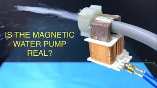POSSIBLE TO PUMP WATER USING A MAGNETIC FIELD, WATER MOVEMENT WITH MAGNET.