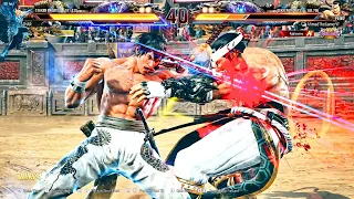 Tekken-8 Azhar Aggressive Law VS Crazy Feng Rank Matches Gameplay