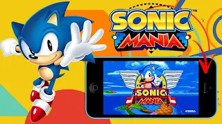 SONIC MANIA NO CELULAR | GAMEPLAY COMPLETO NA VERSÃO DE ANDROID!