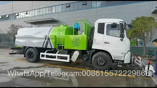 ISUZU or Dongfeng  12 cbm Road High Pressure Cleaning Truck @cssvtrucks5101